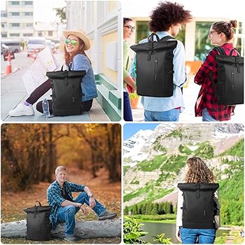 大阪万博 ドイツ館 Wa! Germany ロールトップ ブラックリュック 大阪万博 わ！ドイツ館 WA! Germany 限定リュックサック