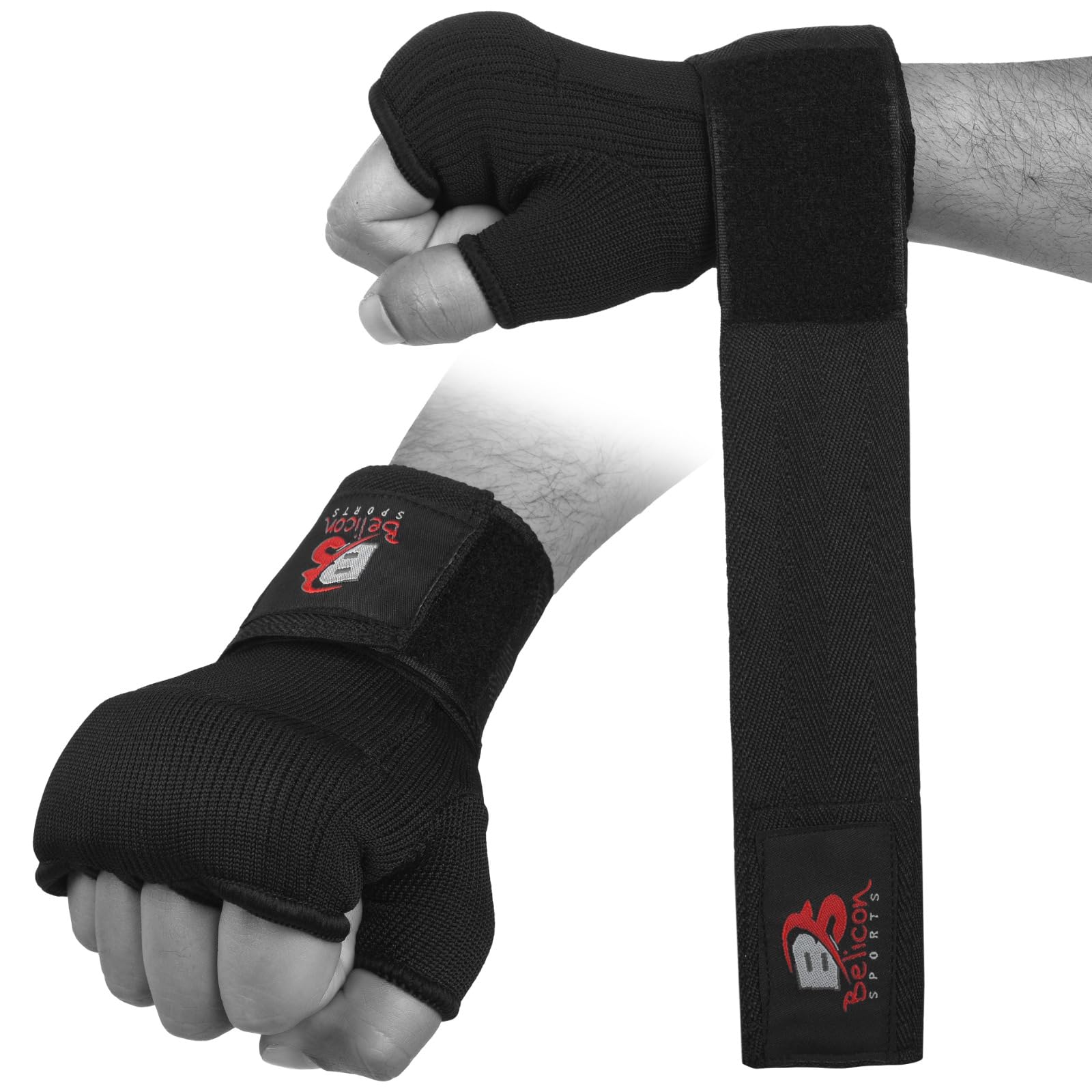 Gants intérieurs de Boxe pour Kickboxing, Boxe et Arts Martiaux, pour Hommes et Femmes