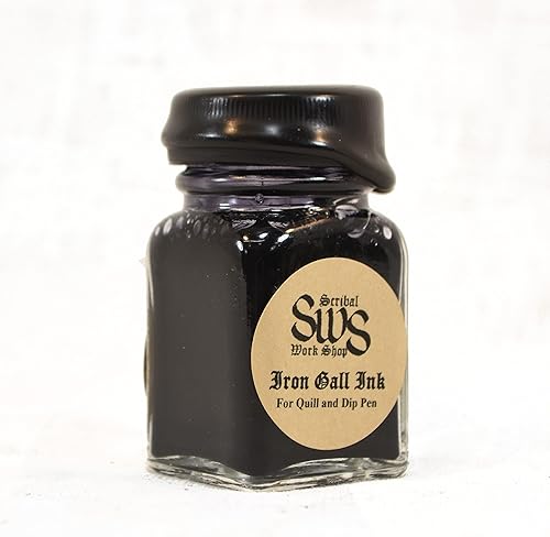 Miniatura 2 de Historic Iron Gall Black Ink para bolígrafo de inmersión, 1 oz