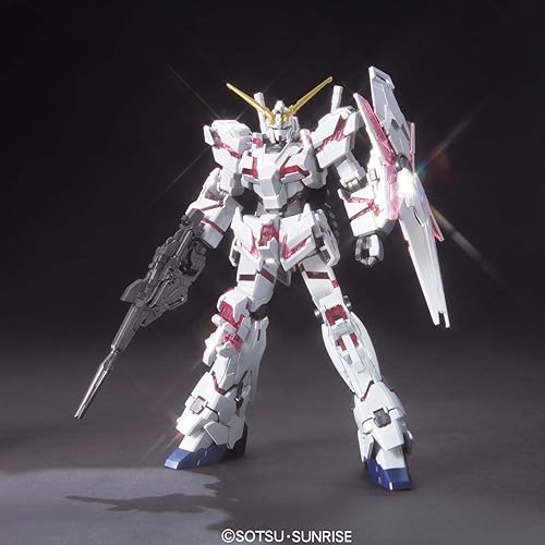 Miniatura 3 de bandai hobby Unicorn destruir modo acabado de titanio HGUC figura de acción por bandai hobby