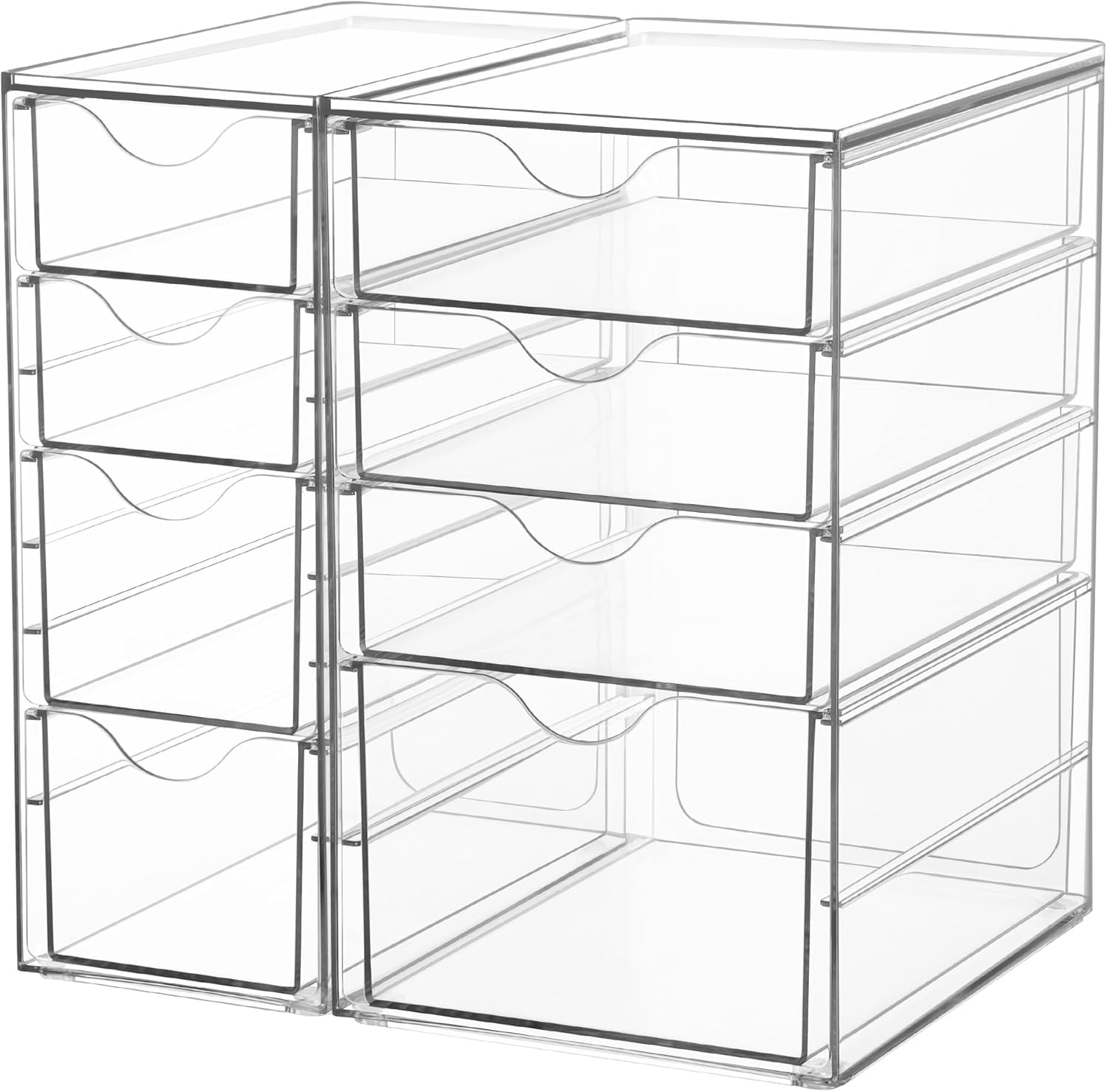 Vtopmart Acrylic Organizer with 8 Drawers, Desk & Countertop Organizers