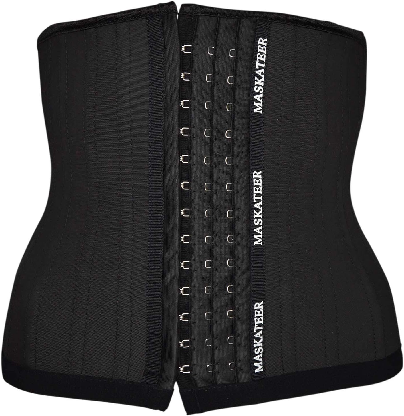 MASKATEER Couture Waist Trainer – Corset Helps with Back Pain – Waist Cincher Corrects Posture