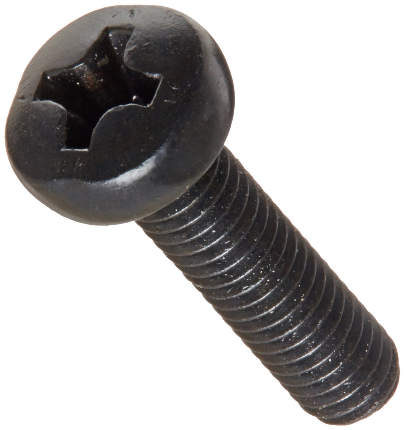 MonsterBolts - M5 x 12mm Phillips Pan Head, DIN 7985A, Alloy Steel, Black Oxide, 10 Pack