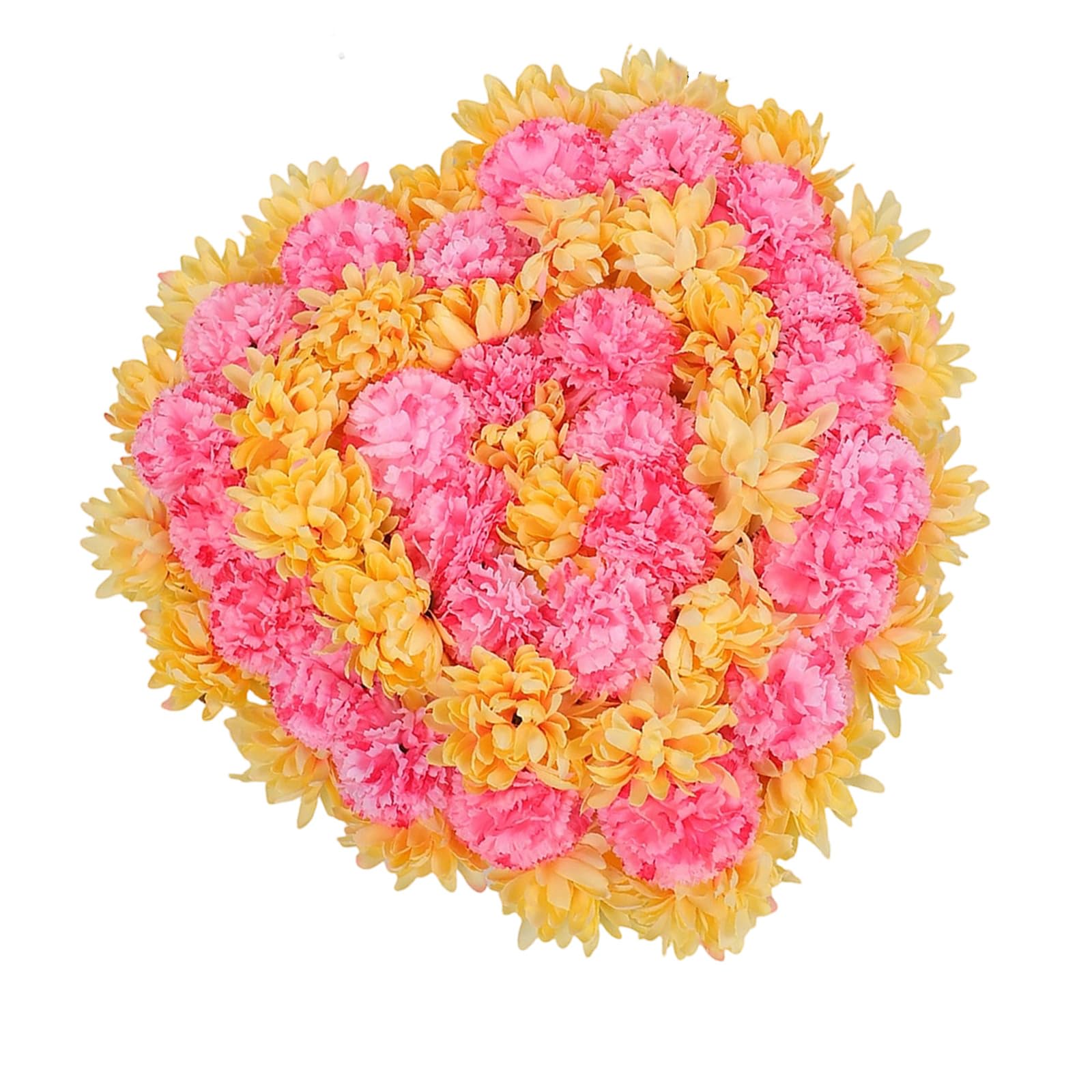 YROHGKPN Realistic Silk Chrysanthemums Arrangement or Remembrance Ceremonies Fade Proof Artificial Flower Decoration Weather Resistant Artificial Flower
