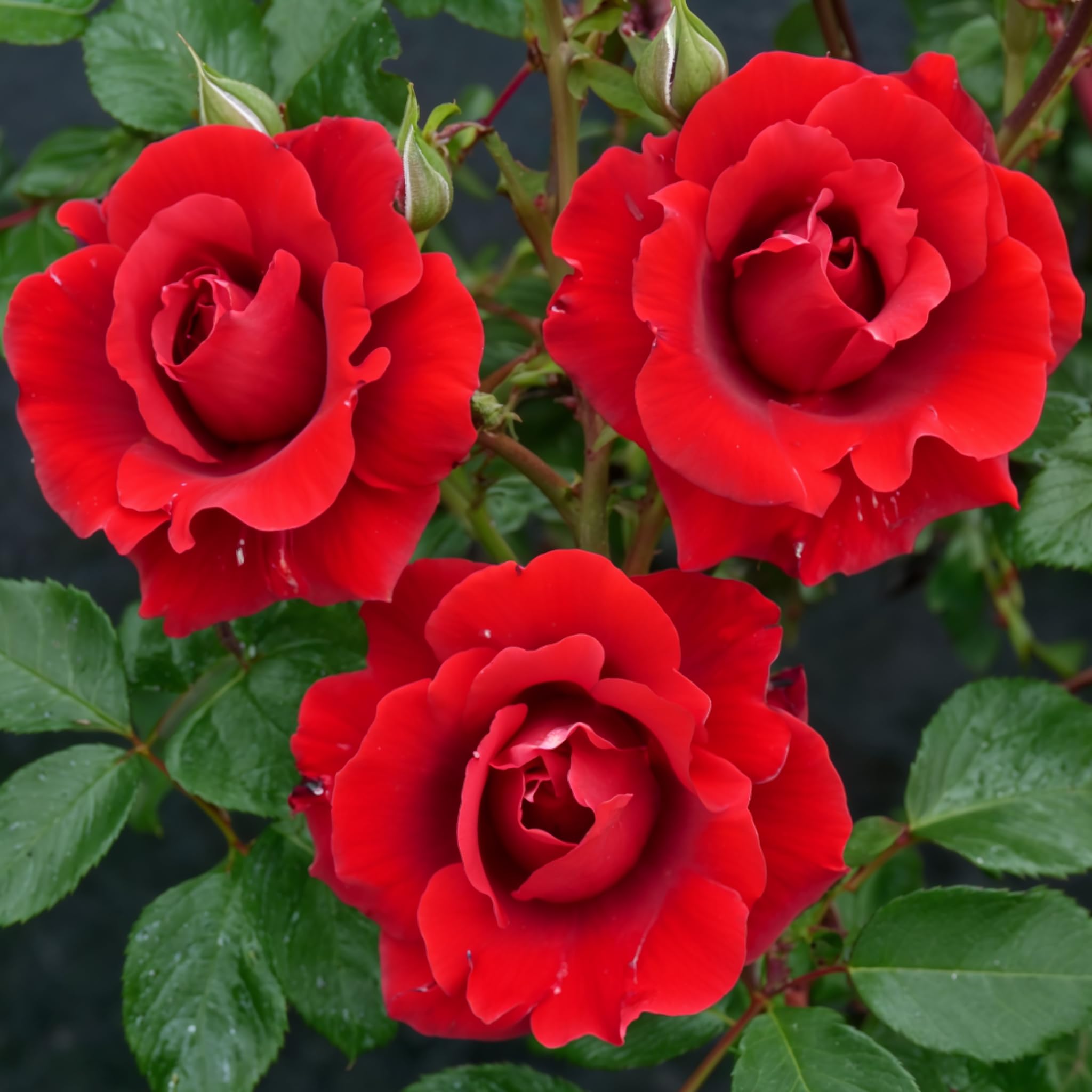 Rose Grimpant Santana - 2 Plantes - Fleurs à Planter Exterieur