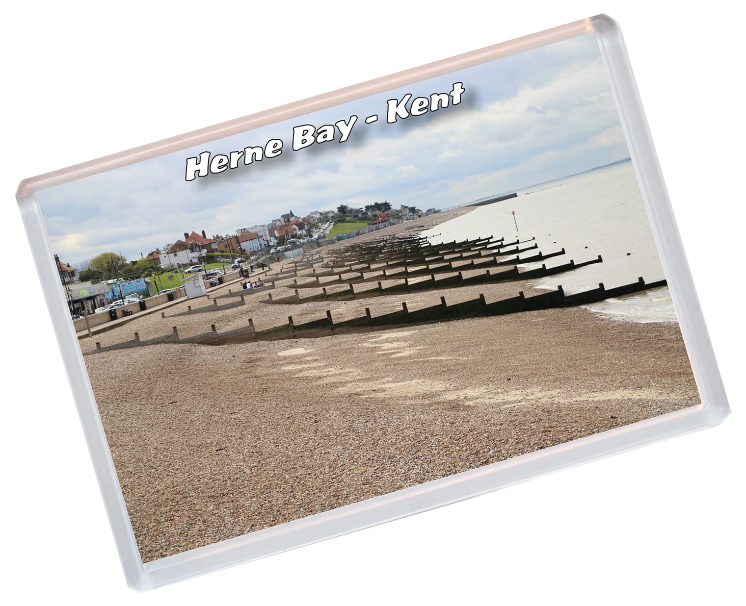 Baked Bean Store Multicolor Herne Bay - Kent - 96 X 67Mm Jumbo Fridge Magnet/Magnets Bbsfhm646