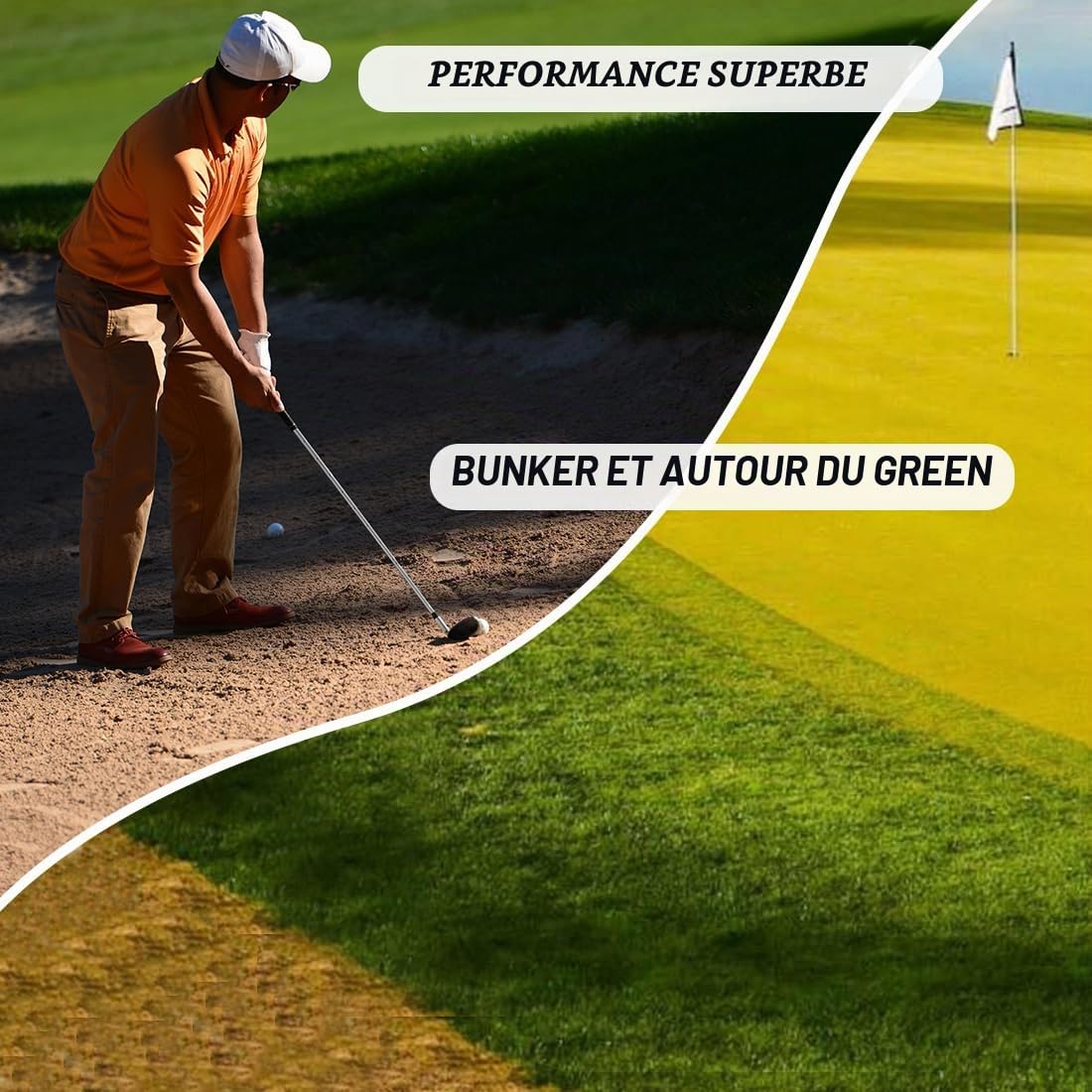 MAZEL Chipper Golf Club de golf à 36 degrés pour homme et femme droitier, améliorez votre court jeu