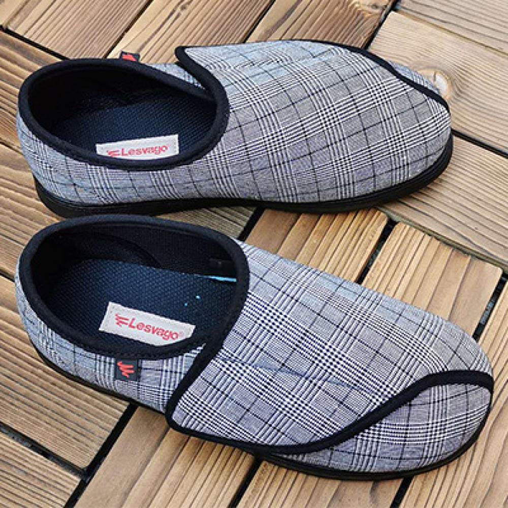 Scarpa Ampia per Pantofole artrite,Scarpe per la Riabilitazione Regolabili, Scarpe per Il gonfiore del Piede per Anziani con Piede valgo,Scarpa Aderente Touch Close