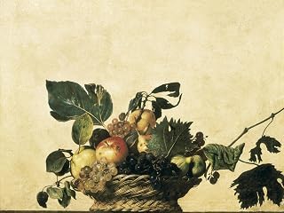 ART.COM Wall Art Print Basket with Fruit by Caravaggio, 24" x 18"