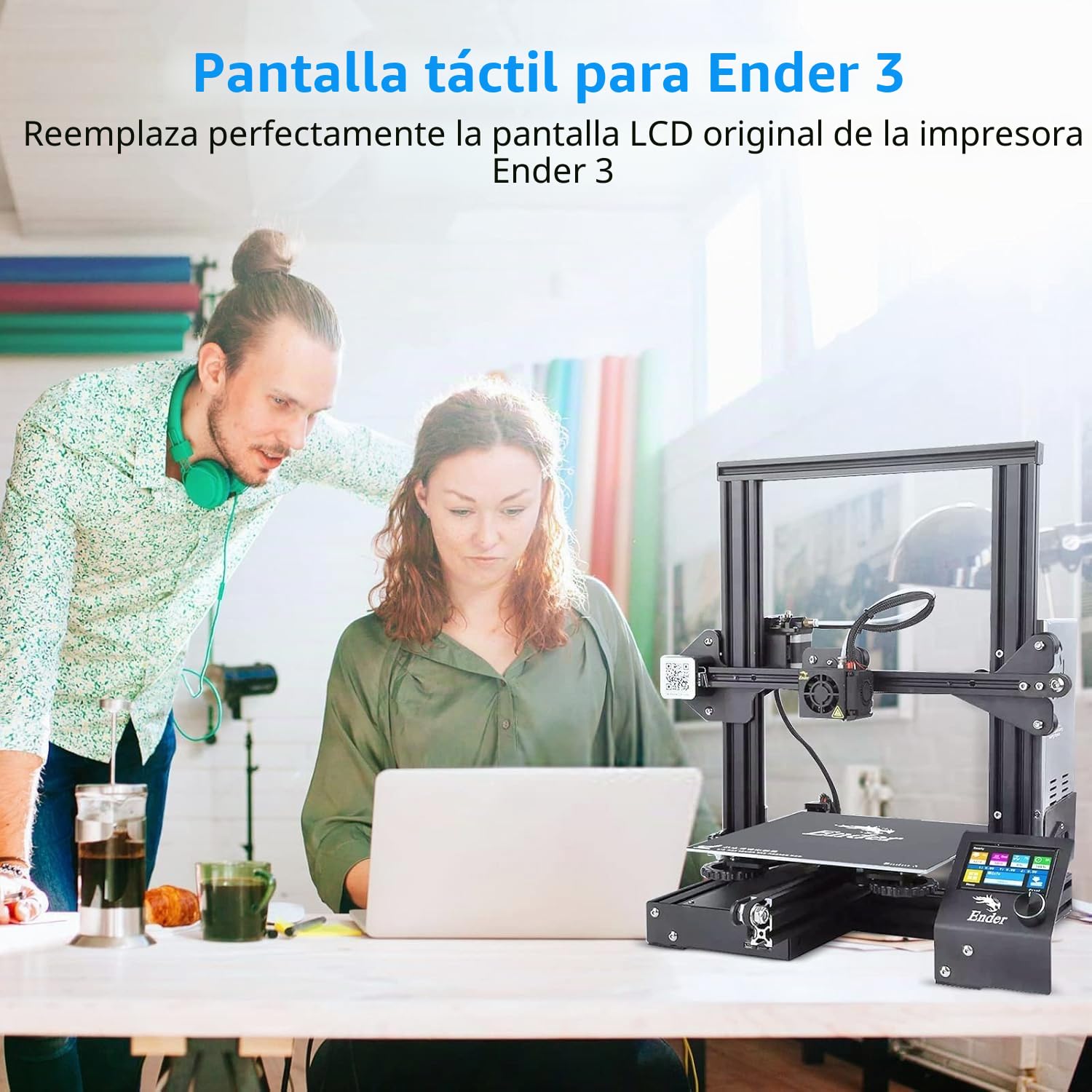 BIGTREETECH TFT35 E3 V3.0 Panel de control inteligente con pantalla táctil compatible con SKR V1.3 SKR PRO para impresora 3D Ender 3/CR10
