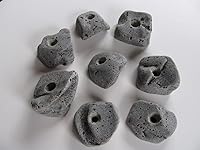 50 Large Bolt-On Rock Climbing Holds for Kids - American Made, Weatherproof, Lifetime Guarantee (No Hardware)