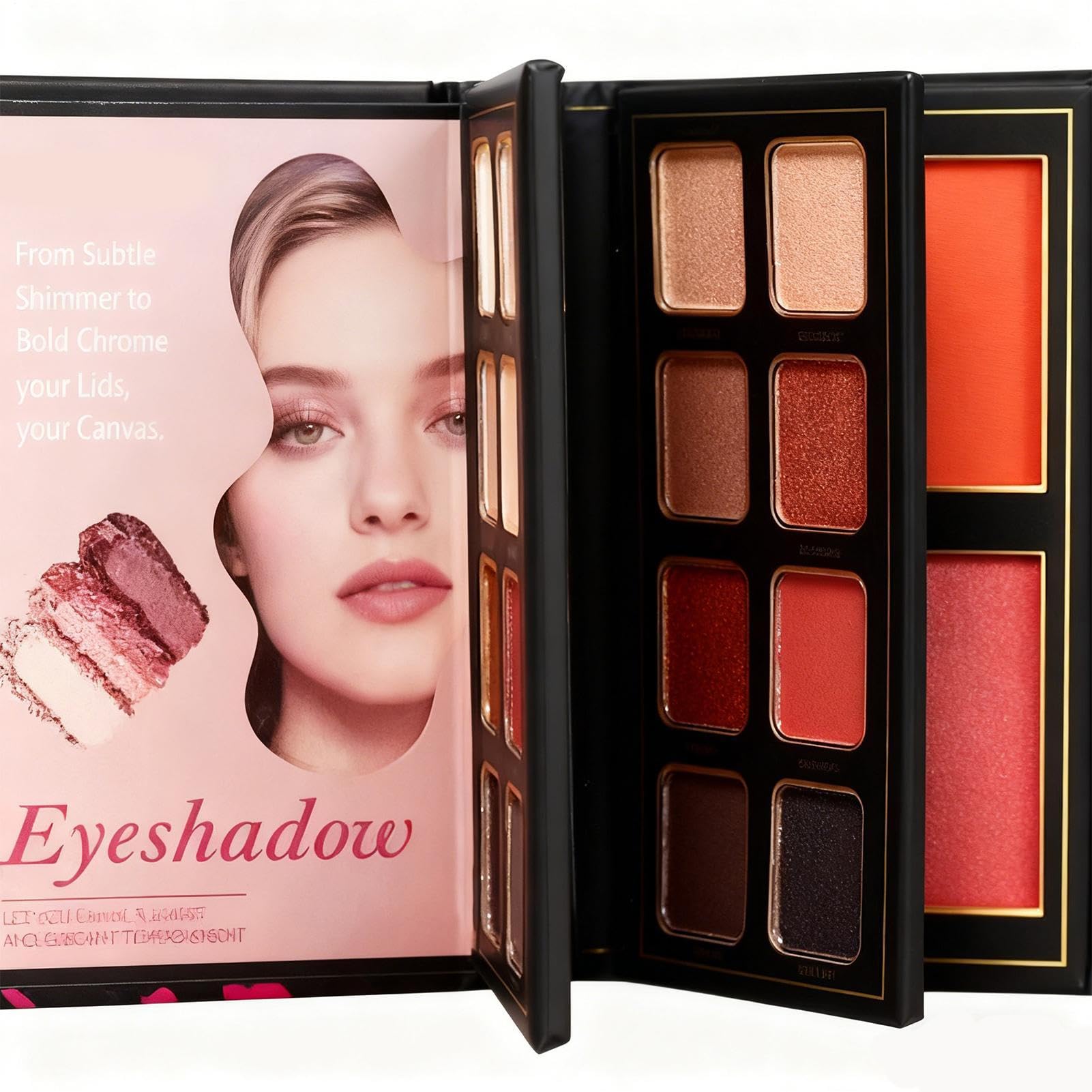 Paleta De Maquillaje Colorida 4 Capas Sombra De Ojos Duradera Plegable