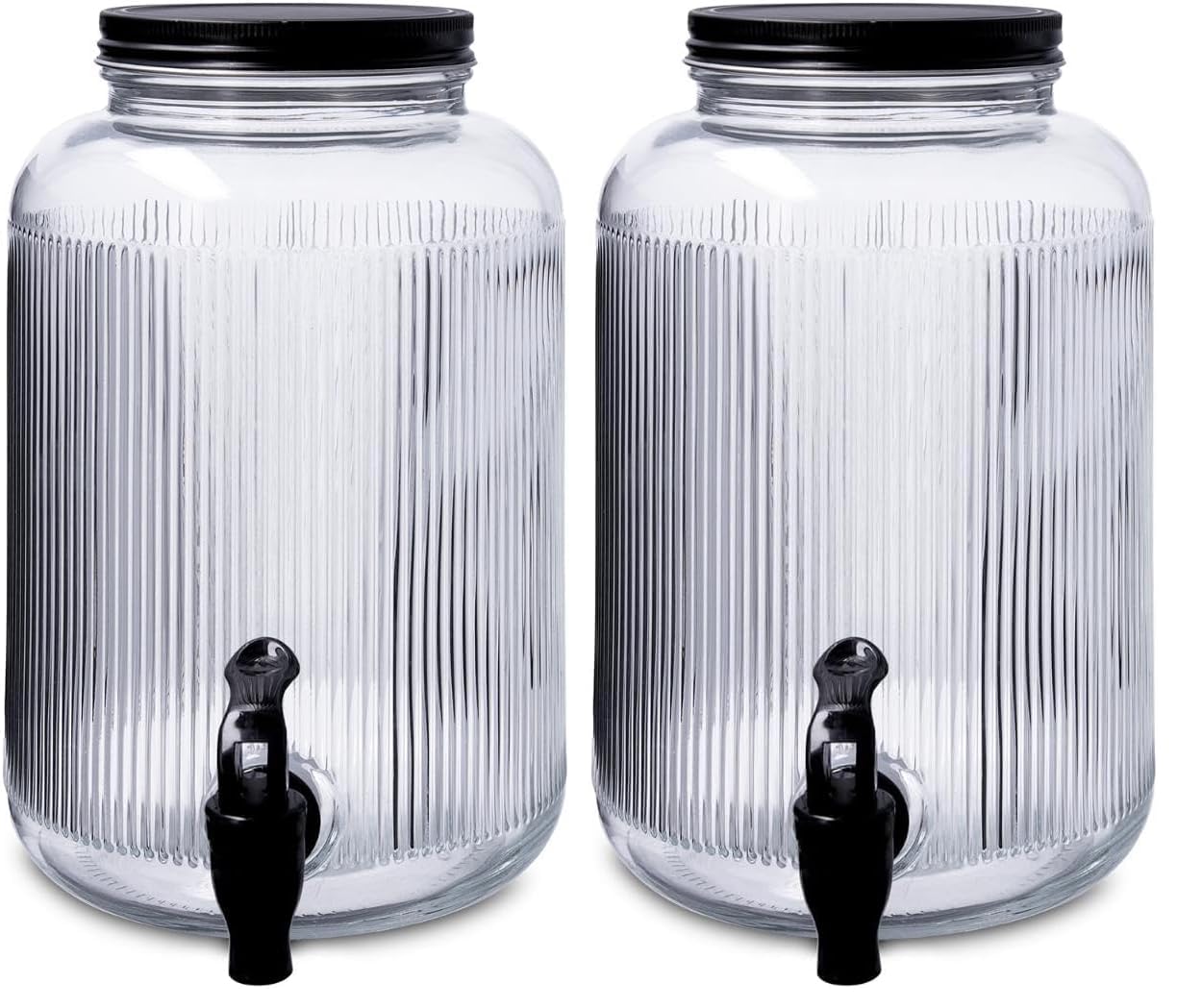 Distributeur de boissons en verre
