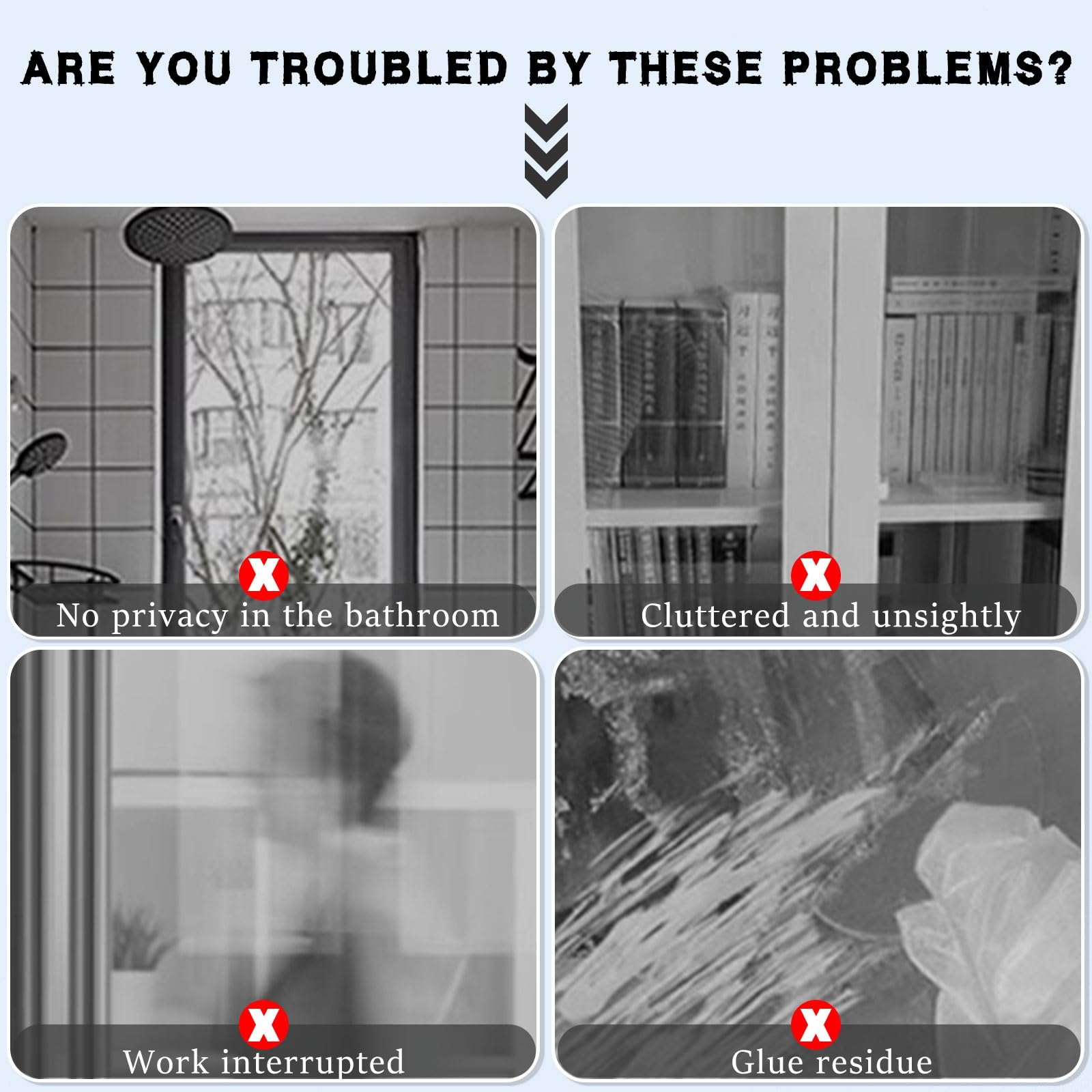 Fensterfolie mit Mustern Blickdicht Selbsthaftend Milchglasfolie Sichtschutzfolie Dekor Folie Statische Scheibenfolie Ohne Klebstoff Persönlichkeit Glasfolie für Küchen Bad kinderzimmer Balkon