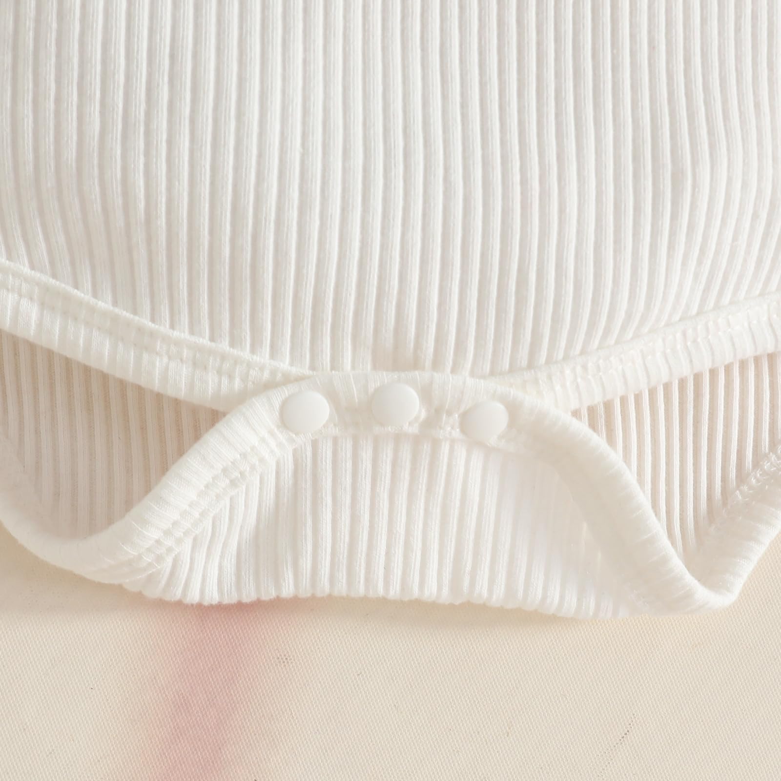 Conjuntos Falda Para Niña Recién Nacida Blusa de Manga Corta y Falda con Tirantes y Lazo Ropa de Verano Para Niña Bebé — view 5