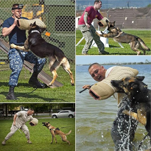 Foto 8 de 8 de PJDDP Entrenamiento para Perros Mangas De Mordida De Lino para Canino Juego De Morder,Entrenamiento…