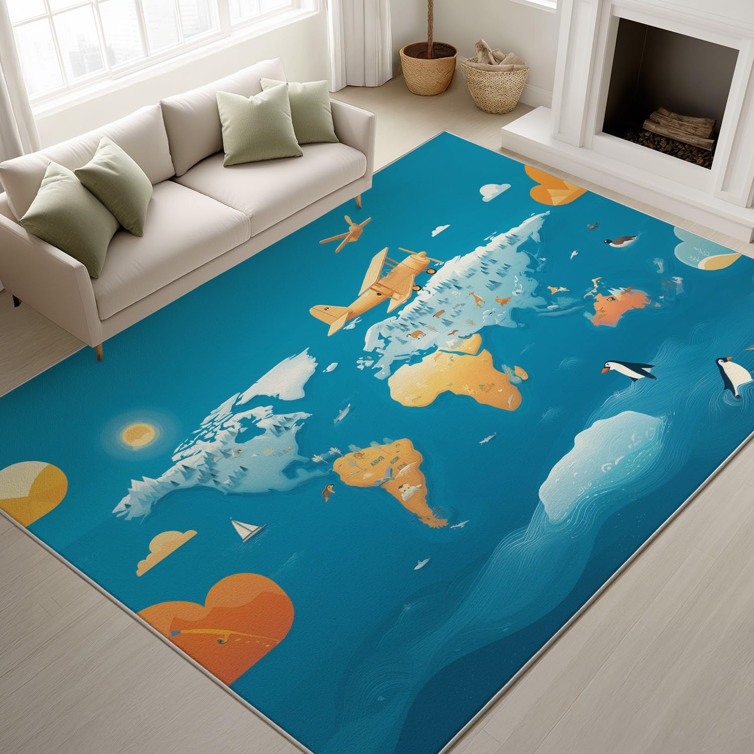 Tapis de salon lavable en machine fini les taches au quotidien