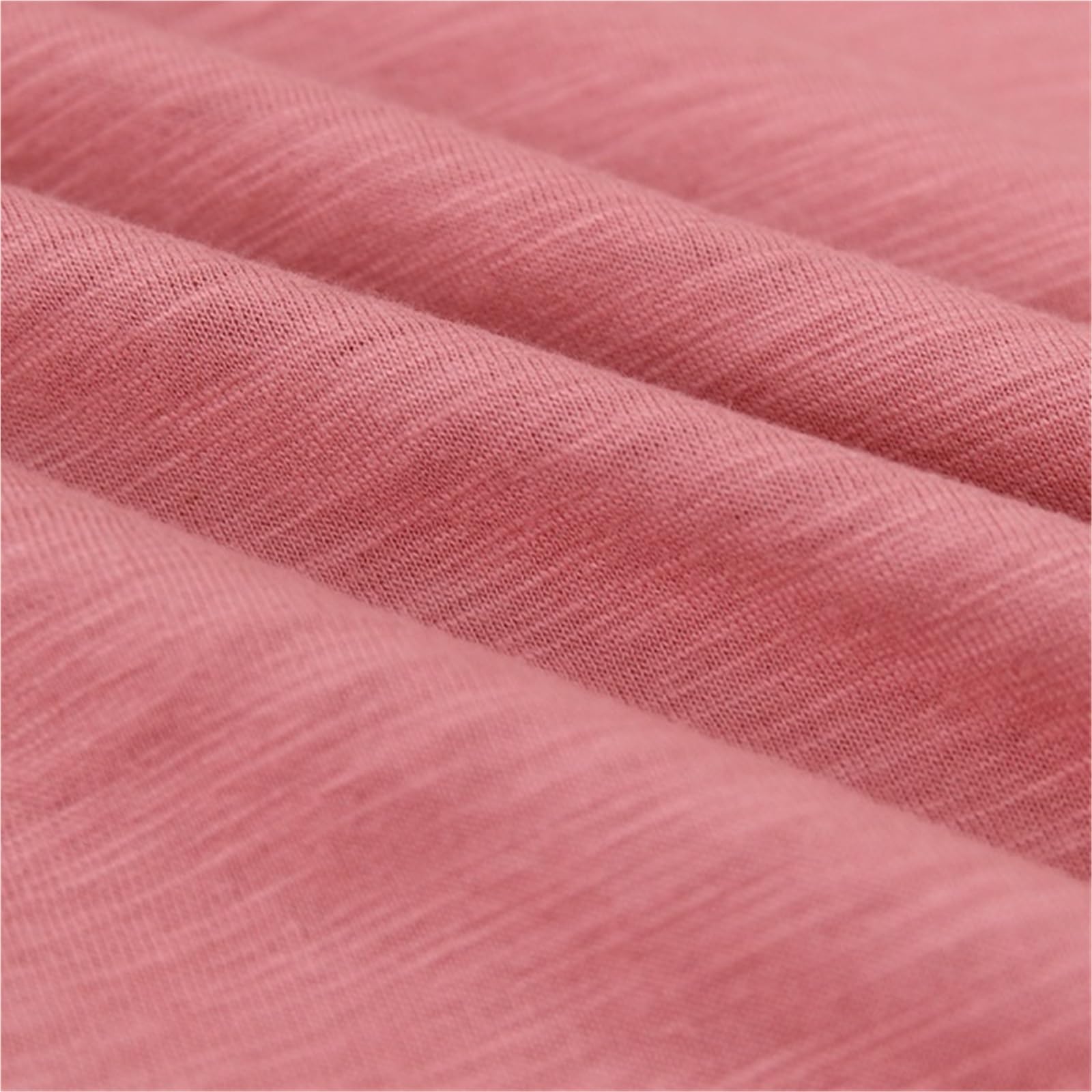 Baumwolltextur, weicher Jerseystoff, DIY-Handarbeitsstoff, atmungsaktives Sommer-T-Shirt, kurzärmeliges Nähmaterial(Color-41)