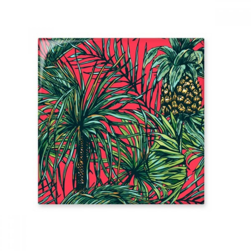Carreaux de céramique Ananas feuille rouge pour crédence de douche