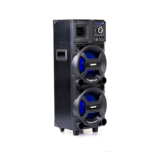 Amvox Caixa de Som Amplificada ACA 1101 Black Duplo 8-1100W RMS, Bluetooth, Equalizador, USB Amvox Caixa de Som Amplificada ACA 1101 Black Duplo 8-1100W RMS, Bluetooth, Equalizador, USB