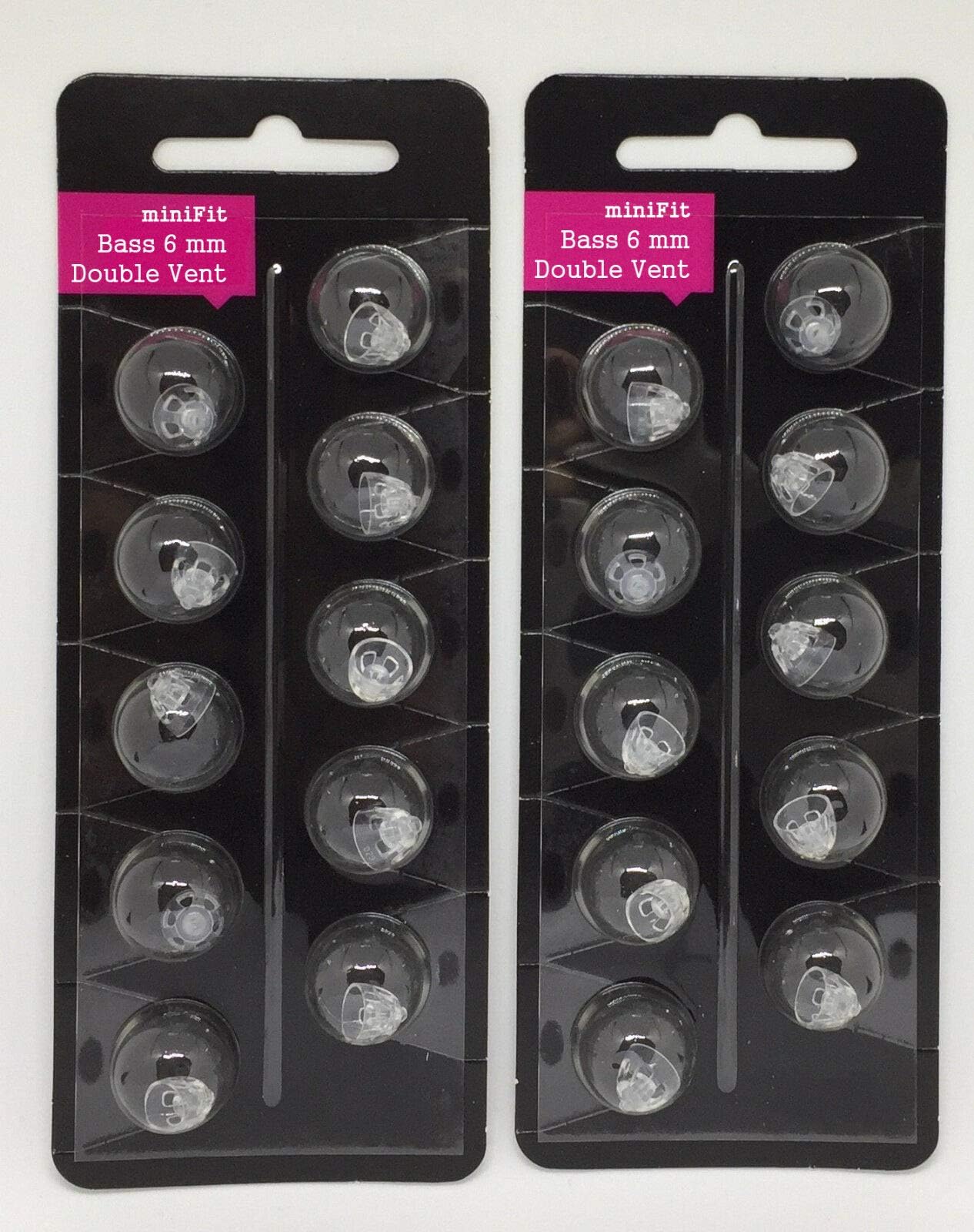 Replacements Minifit 6mm Double Bass Domes (2 Pack)