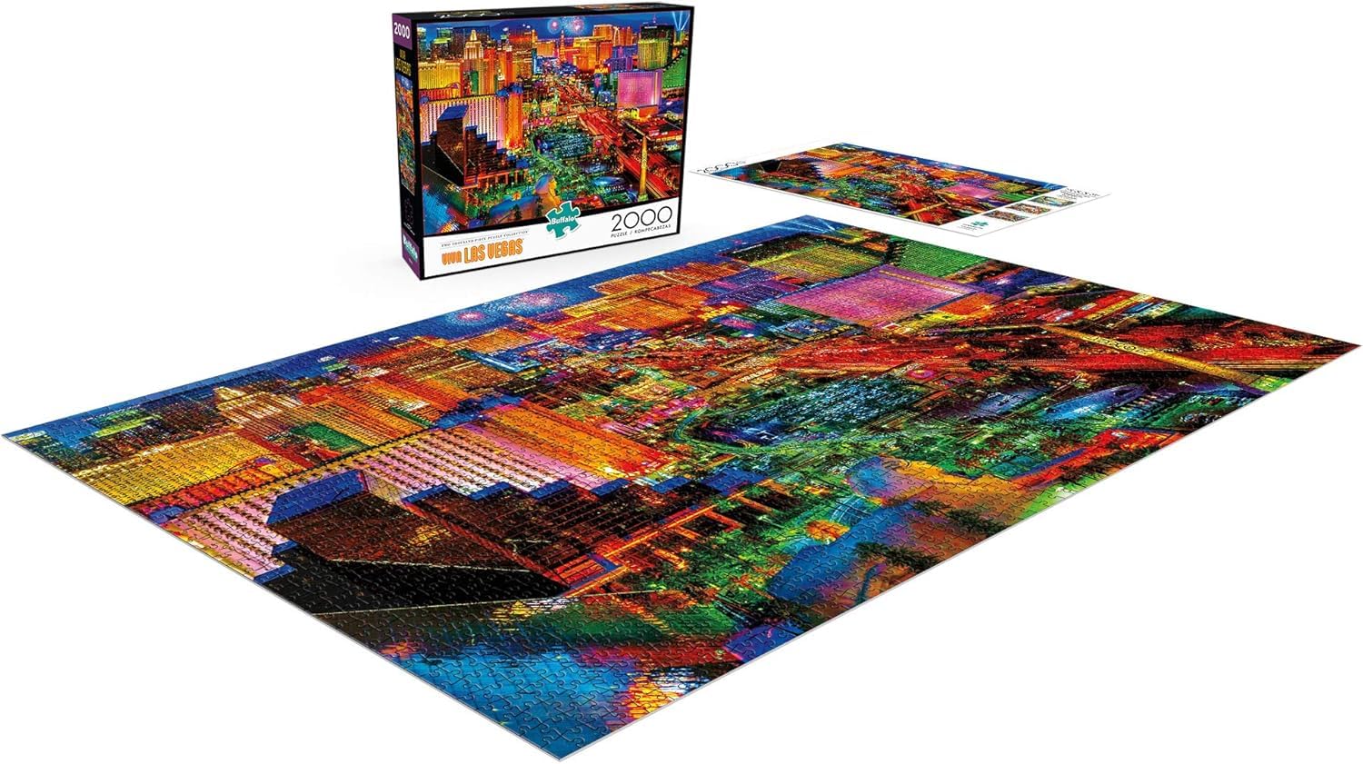 Buffalo Games - Viva Las Vegas – Puzzle de 2000 pièces