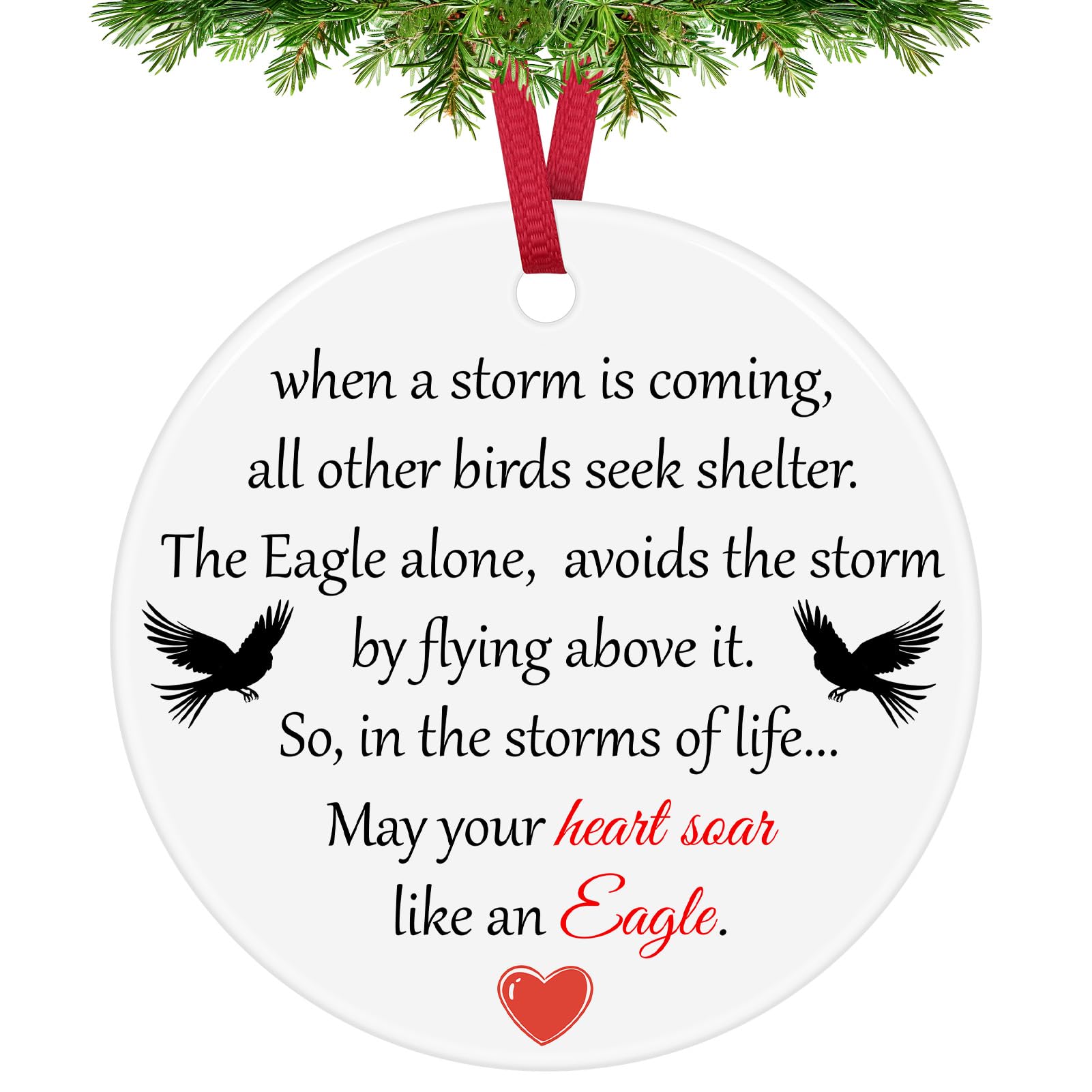 Christmas Ornaments for Eagle Scouts Son Grandson Inspirational Gifts for Eagle Lover Encouragement Gift for Scouts Leader Court of Honor Gifts Scout Ceremony Scoutmaster Gift