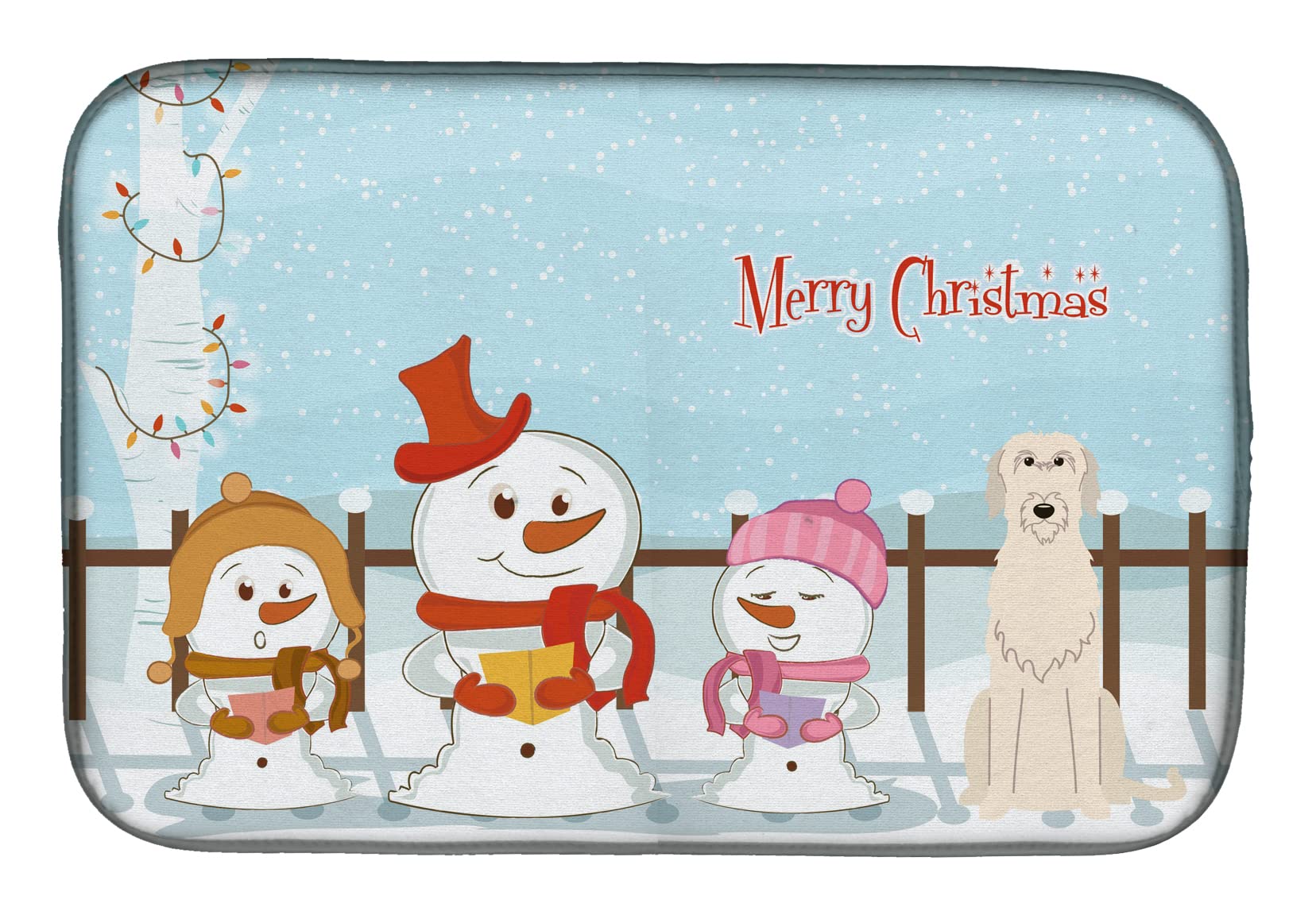 Tapete para secar platos navideño de 35x53 cm: dale un toque alegre a tu cocina