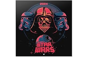 Star Wars Classic Wall Calendar 2024: Stunning Wall Decor for Sci-Fi Enthusiasts