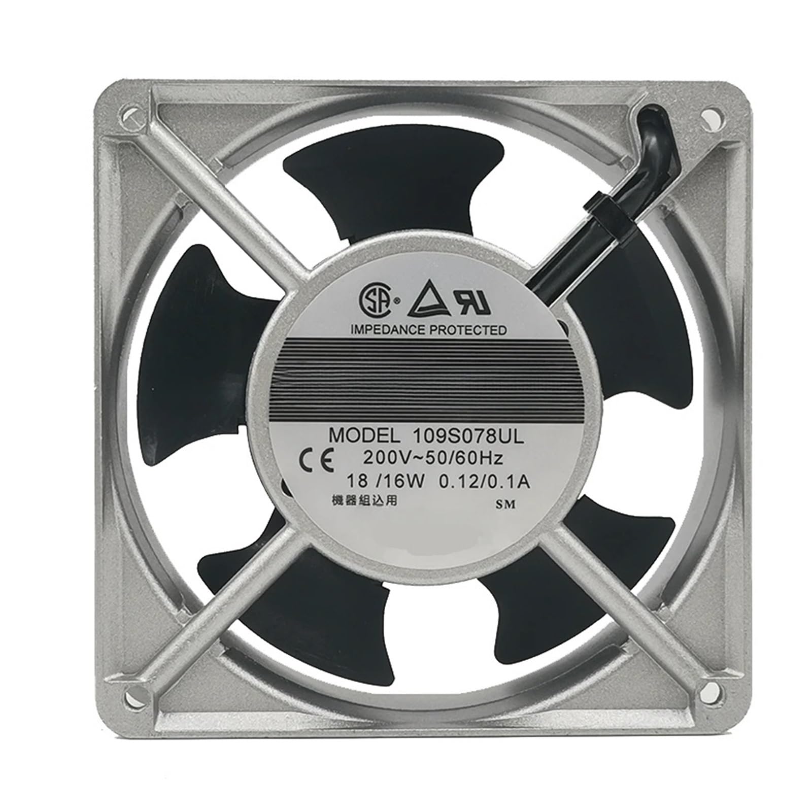 JHPWKRMU 109S078UL 220v Aluminum Frame Cooling Fan 12cm(Domestic substitutio)