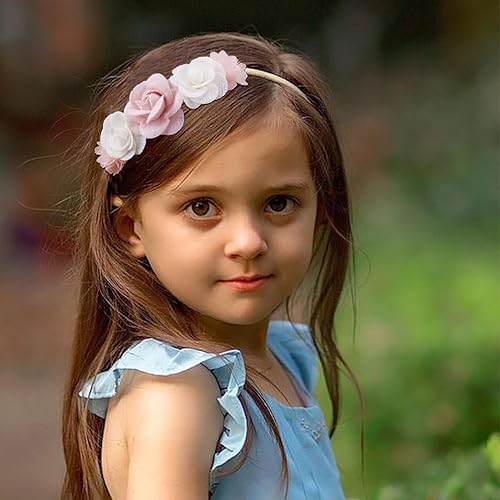 Miniatura 5 de Nuevo modelo de diademas de nailon para bebé, 3 piezas, accesorios para el cabello, regalo para bebés recién nacidos (BF-Z4)