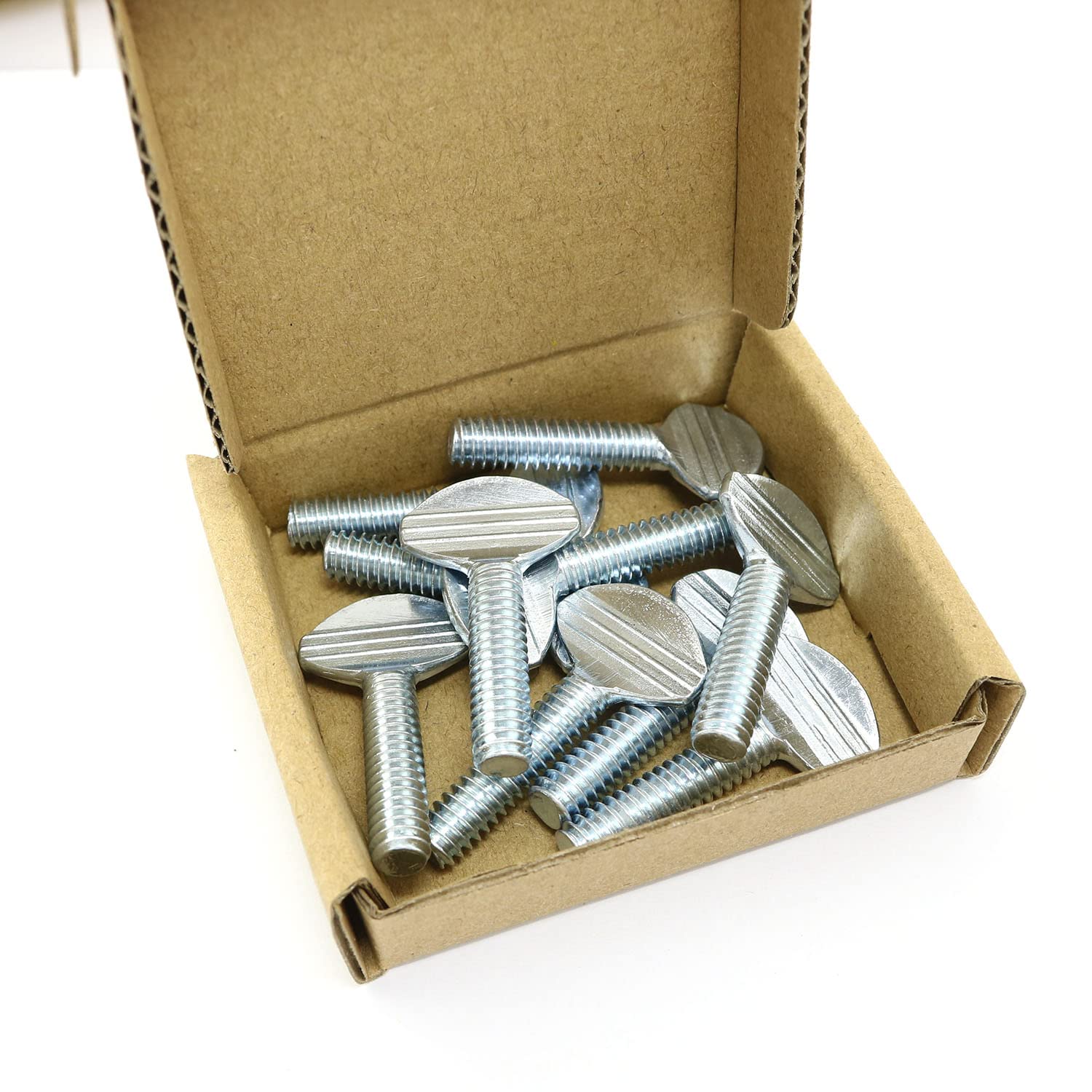 Tornillos De Pulgar De Acero Con Cabeza Moleteada De Zinc Azul, 10 Unids/lote, M3, M4, M5, M8, GB835 - AliExprs