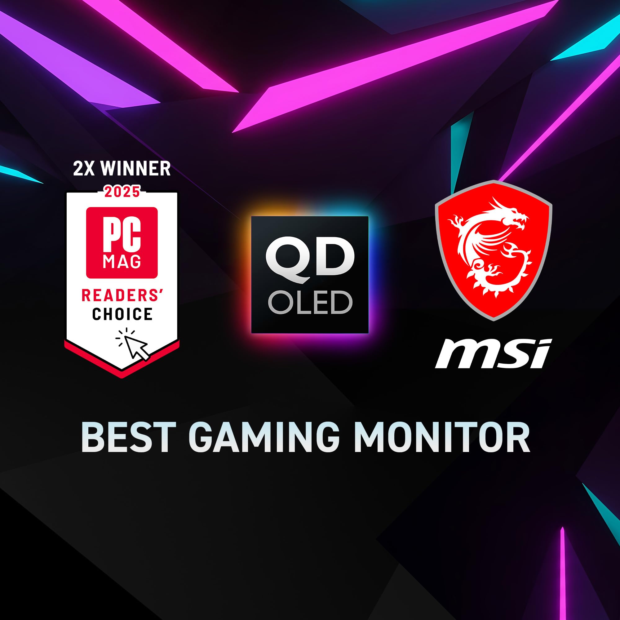 msi MAG 272QP QD-OLED X24 27'' 2560x1440 (QHD) Moniteur Gaming, 240Hz, Synchronisation adaptative, HDMI, DisplayPort, Montage VESA, Inclinaison, Hauteur réglable, Haut-Parleur, 0,03ms, Noir