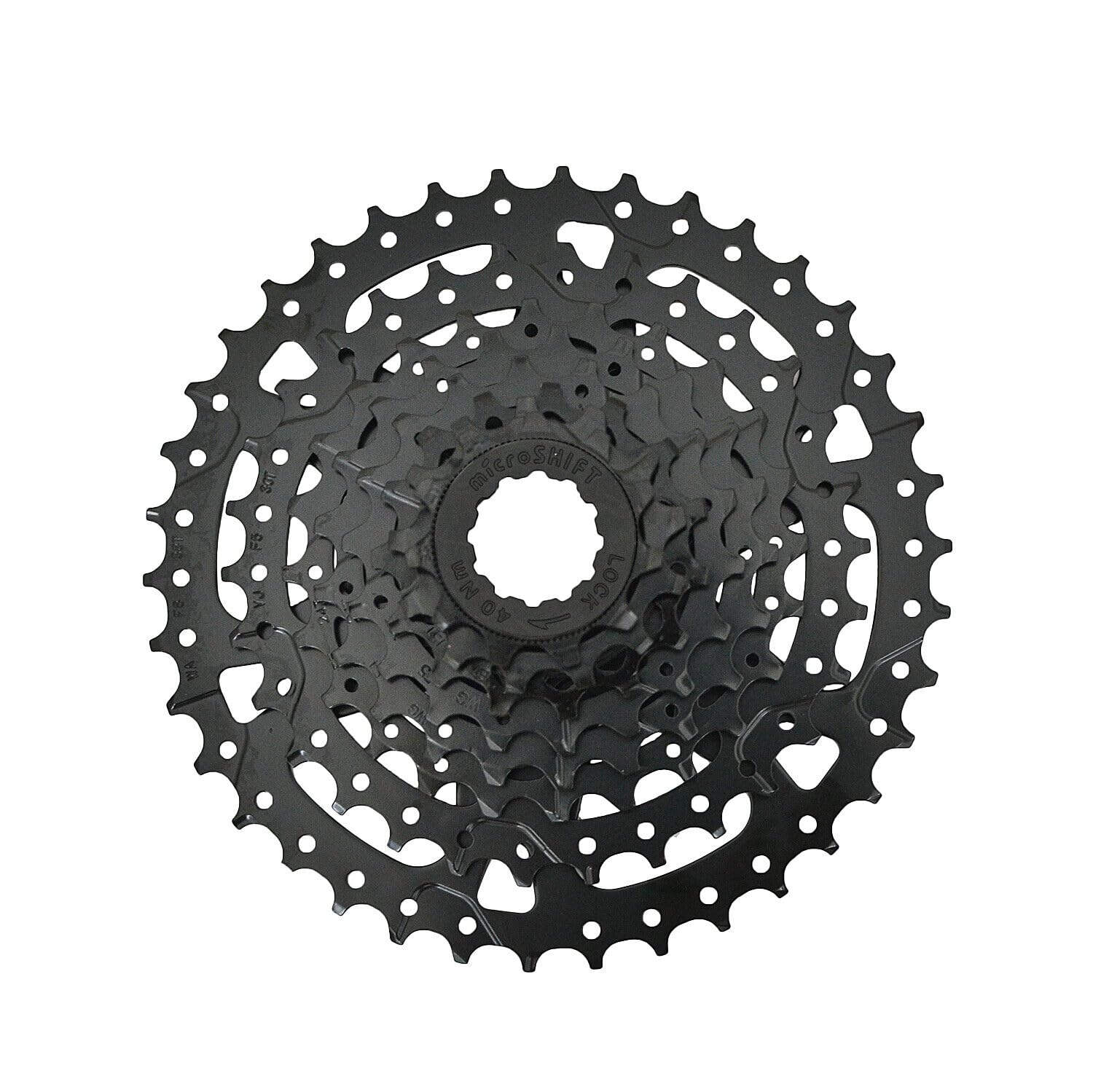 microSHIFT Acolyte MIS2821 Super Short 1x8 Spd Groupset MTB Drivetrain für 50,8 cm (20 Zoll) Rad