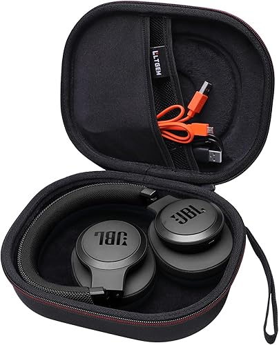 Miniatura 3 de LTGEM - Funda rígida para auriculares JBL, color gris y negro