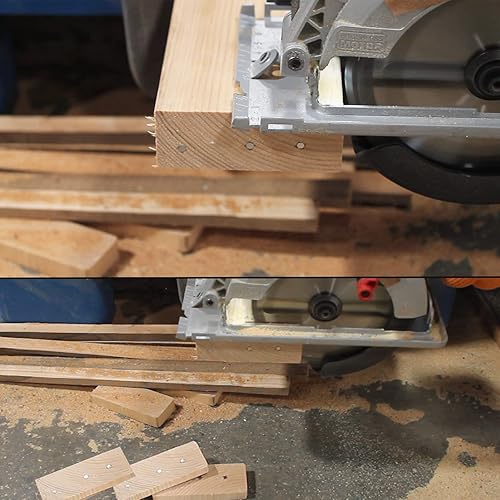 Miniatura 4 de Hoja de sierra circular inalámbrica de 6-12 pulgadas, 24 dientes con eje de 58 pulgadas para cortar madera