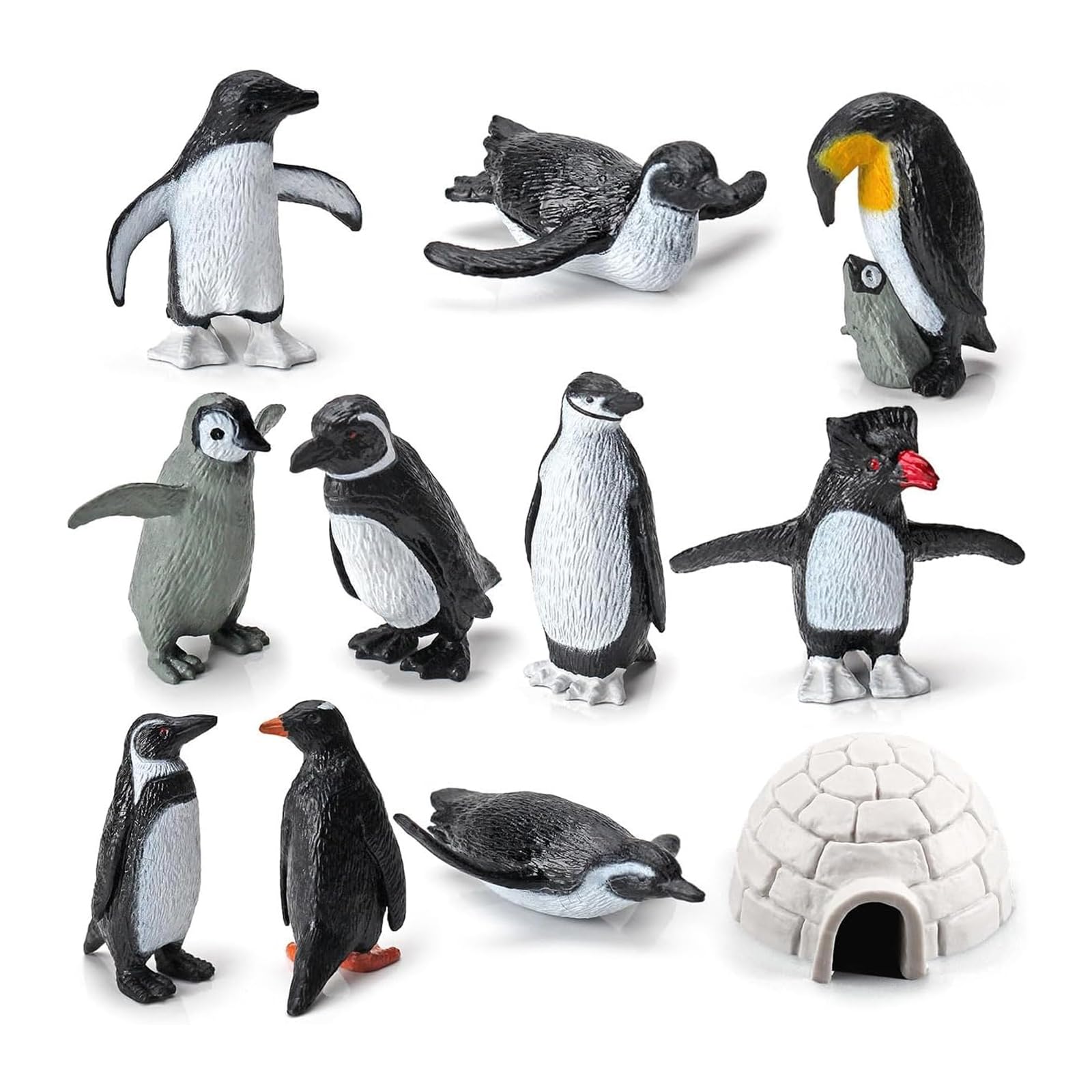 Produktbild von Zerodis Wal Modell Simulation Miniatur Wal Spielzeug Sammlung Figur Wild Marine Ozean Kreaturen Tier Spielzeug Home Ornament Für Kinder Geschenk