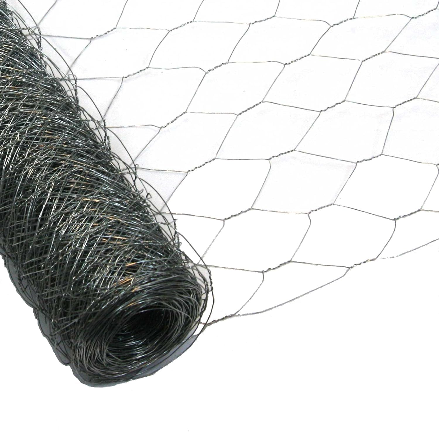 Garmix Filo per conigli esagonale, zincato 50 mm 1,0 mm 50 m (120cm)