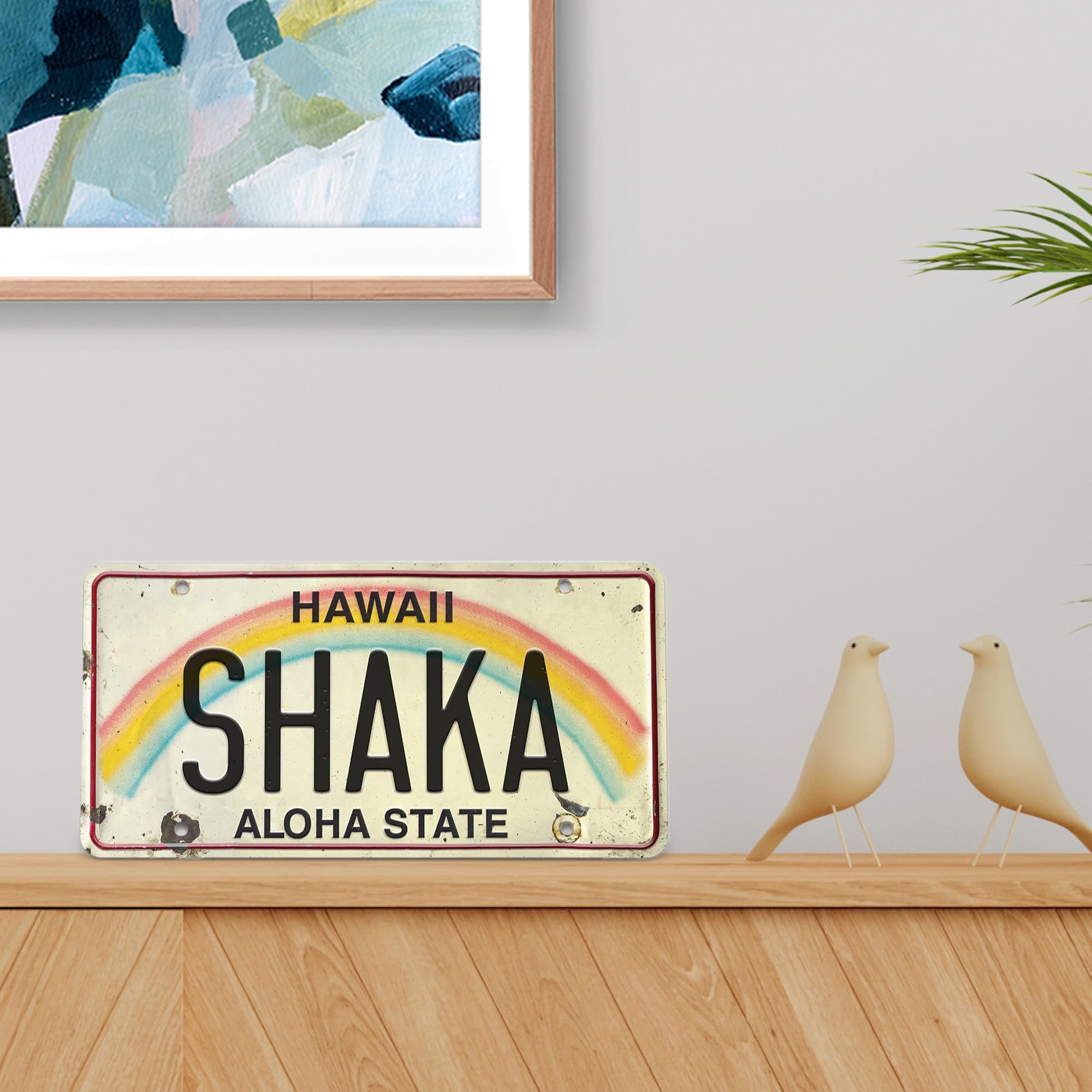 Amazon.com: SHAKA – Retro Vintage Hawaii Decorative Embossed