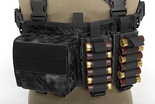 Miniatura 7 de 10 paquetes de 6 soportes redondos para carcasas de culata | 12/20 Ga portador de carcasa lateral para cartucho de escopeta de rifle | con bolsa de