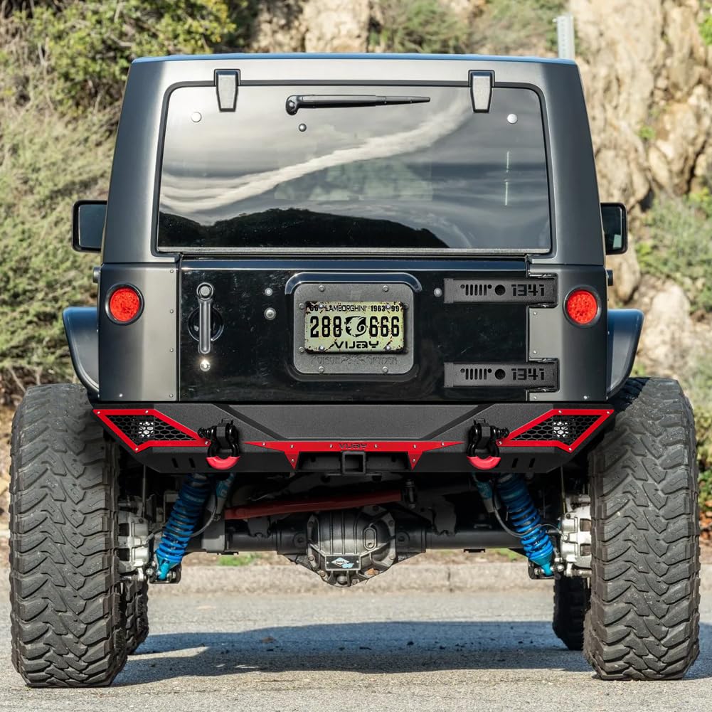 Vijay Steel Heavy Duty Reinforc Tailgate Hinge Set Fits 2017-2018 Wrangler JK?JKU (1941)