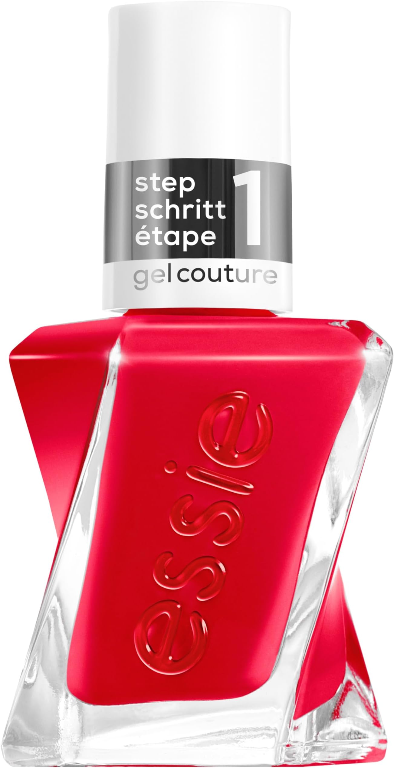 essie gel by essie 270 rock the runway nail polish - red gel nail polish without UV lamp - 15 ml