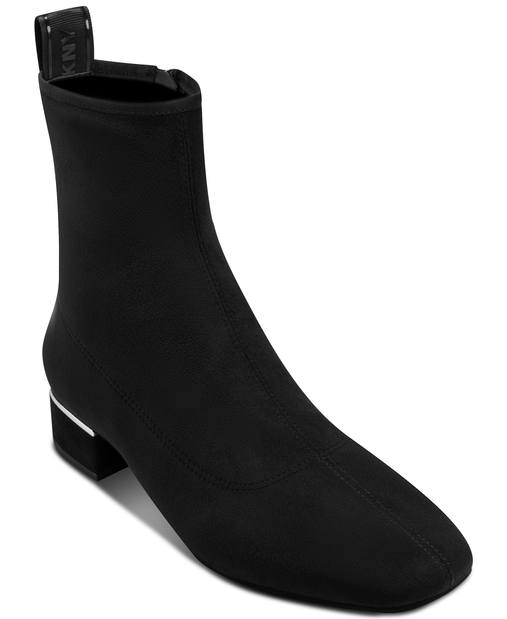 DKNY womens Vaider Heeled Bootie With Side Zipper