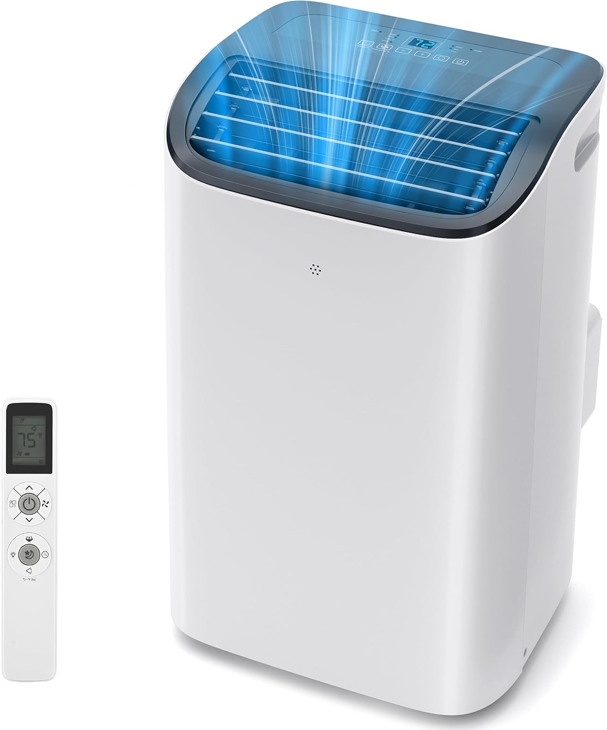 EUHOMY Portable Air Conditioners 14,000 Btu for Room up 700 Sq.Ft, 4 in 1 Modes Portable AC with Cool, Dehumidifier, Fan, Sleep Modes, Stand up AC Unit with 46dB Low Noise & 24H Timer, Auto Swing EUHOMY Portable Air Conditioners 14,000 Btu for Room up 700 Sq.Ft, 4 in 1 Modes Portable AC with Cool, Dehumidifier, Fan, Sleep Modes, Stand up AC Unit with 46dB Low Noise & 24H Timer, Auto Swing
