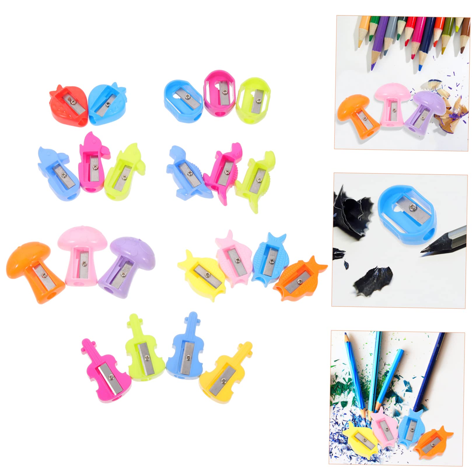 Tofficu 150stücke Cartoon Bleistiftspitzer Manuelle Anspitzer Für Junge Mädchen Mini-design Leicht Zu Tragen Für Schule Und Zuhause Einfache Handhabung Verschiedene Designs
