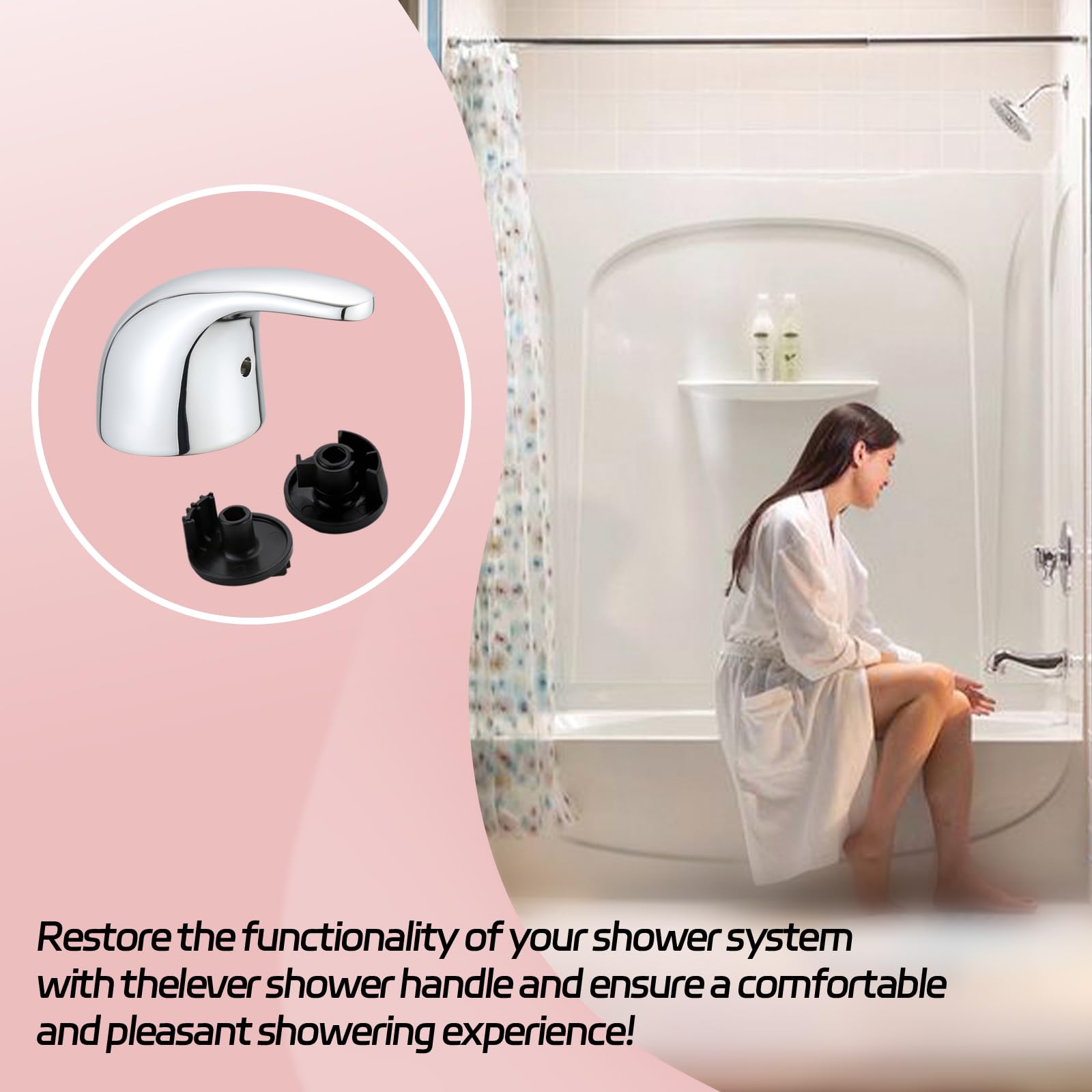 Replacement For Moen 100657 Lever Shower Handle, Universal Shower