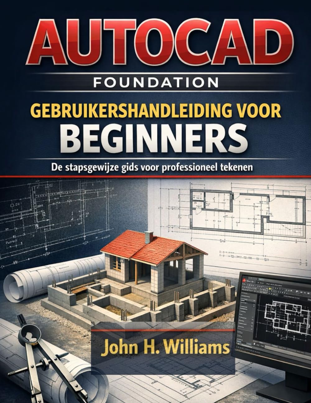 AUTOCAD FOUNDATION GEBRUIKERSHAN DLEIDING VOOR BEGINNERS: De stapsgewijze gids voor professioneel tekenen