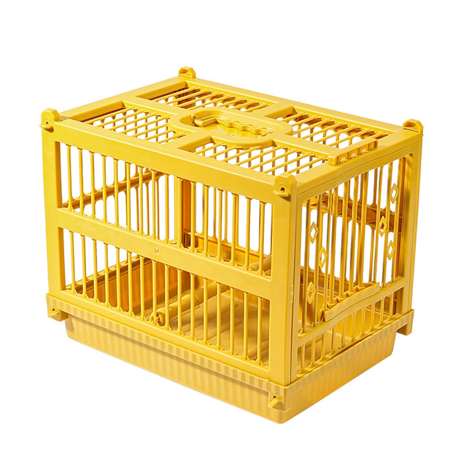 Cage de voyage pour oiseaux 21,5cm avec perchoir de transport intégré