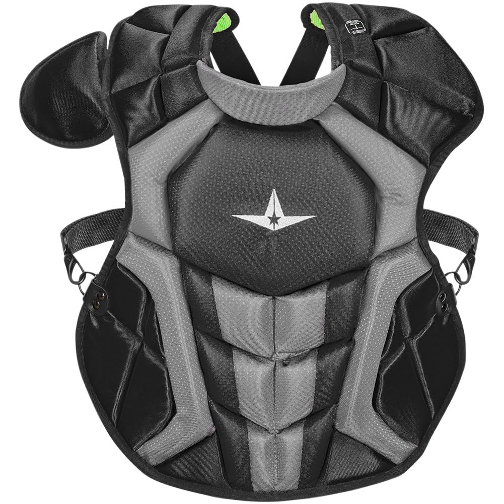 All Star S7 Axis Baseball Catcher's Chest Protector Ages 9-18, NOCSAE Certifed