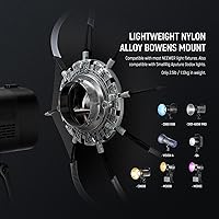 Vista 6 de NEEWER 35"/90cm Octagonal Softbox, Quick Release Bowens Mount Softbox with Honeycomb Grid, Light Diffusers, Bag for RGB CB60 CB60B CB200B MS60B